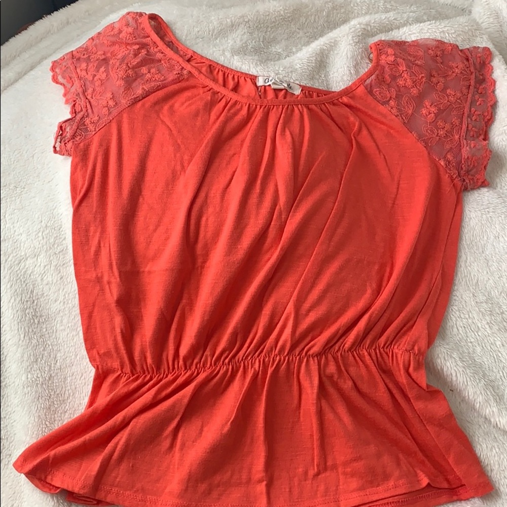 Peach Blouse